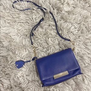 kate spade blue leather crossbody